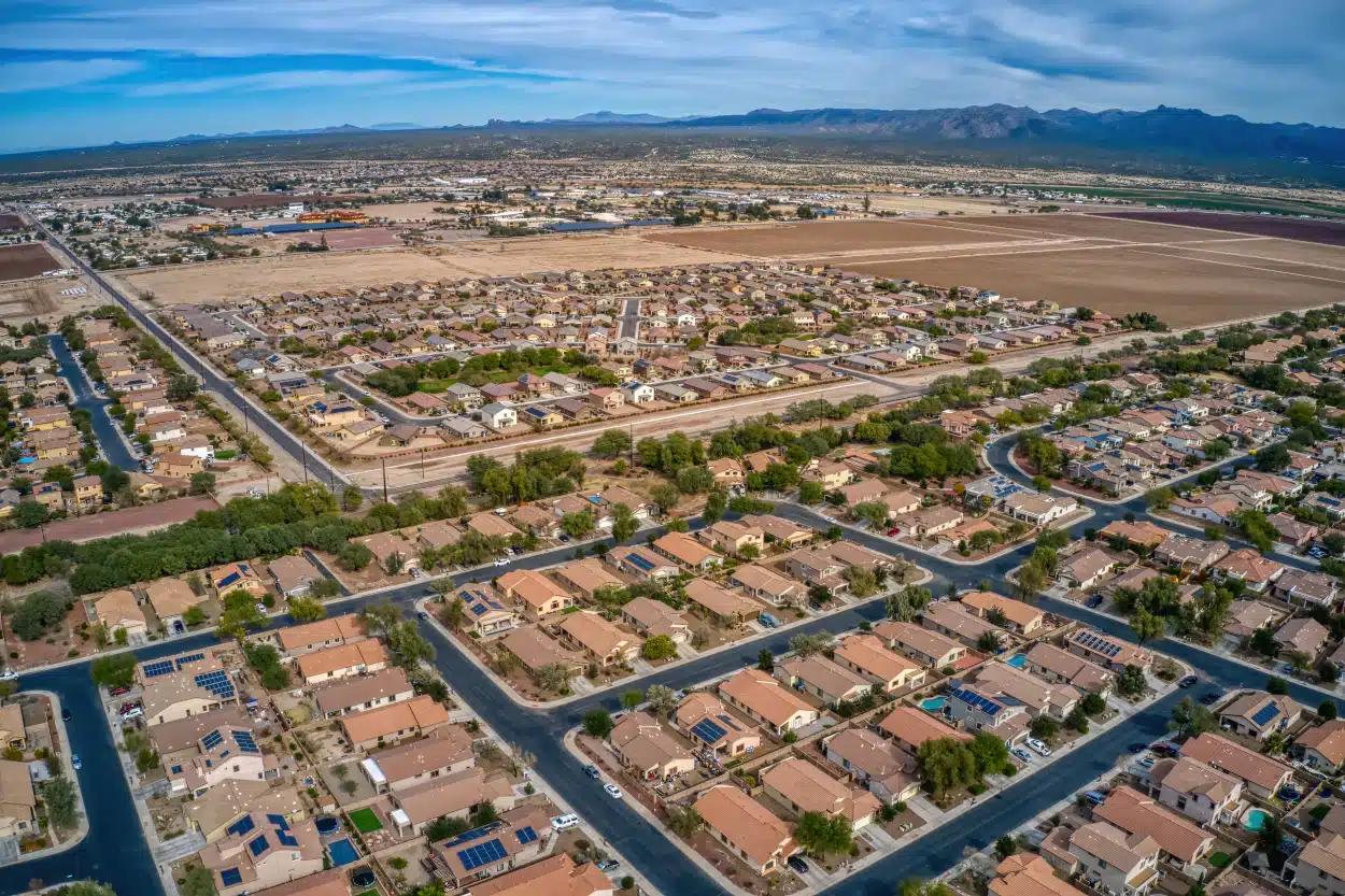 Aerial photo of Marana, AZ